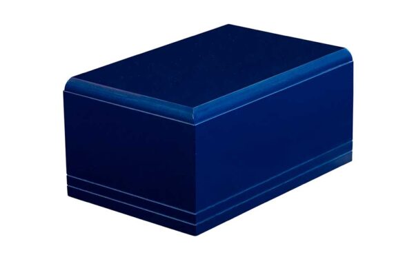 Painted Blue Urn