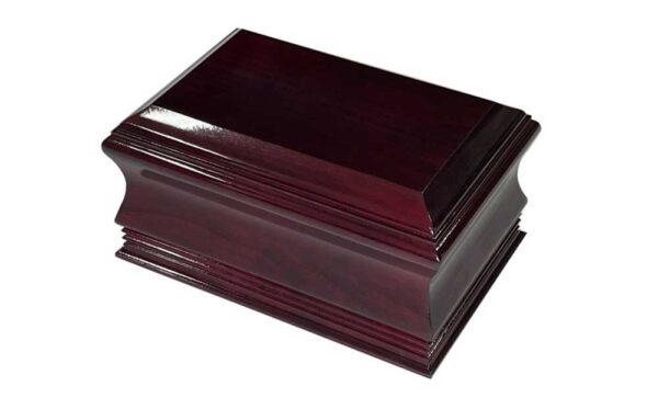 Solid Rosewood Shaped Urn